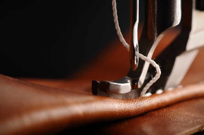 Sewing machine with needle